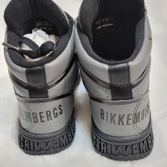 BNIB BIKKEMBERGS MEN'S HIGH-TOP LACE-UP SIGGER SNEAKERS US 9.5 - Picture 5 of 13